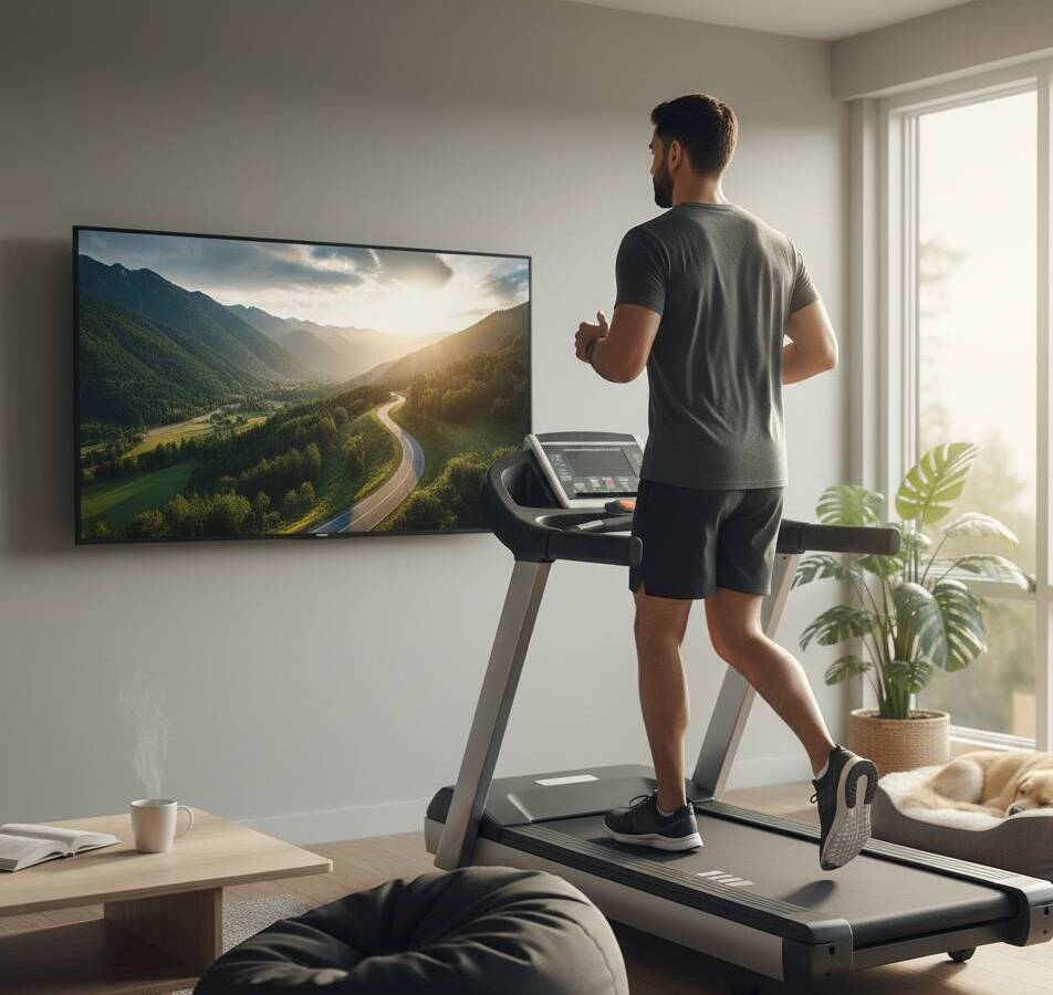 Bieżnia w Twoim salonie – Dlaczego wynajem to rewolucja w domowym treningu?